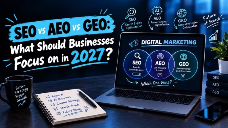 SEO vs AEO vs GEO: Which Should Businesses Focus on in 2027?